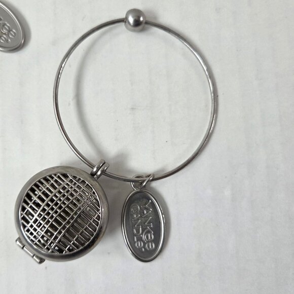 Yankee Candle Charming Scents Fragrance Lockets For Car Lot of 4 Silver - Picture 5 of 6